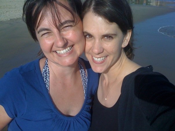 Jana and Brecken at Big Corona Beach