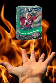 girl scout cookies = devilish!
